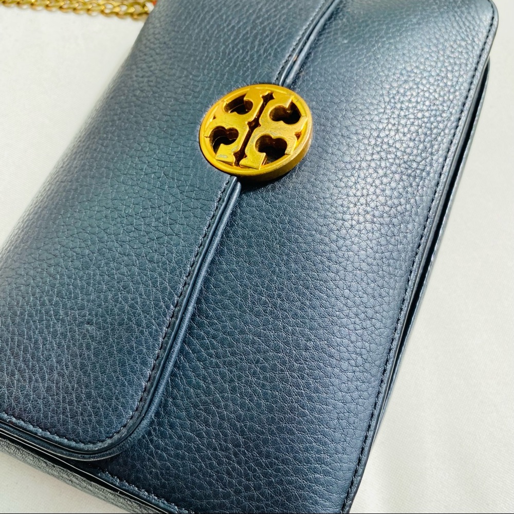 Tory Burch Black Chelsea Bag EUC - Picture 7 of 16